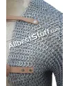 Aluminum Flat Riveted Flat Solid Rings Maille Voider image 5