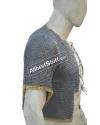 Chain Mail Waistcoat Style 6 MM Flat Riveted with solid ring image 8