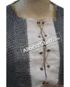 Chain Mail Waistcoat Style 6 MM Flat Riveted with solid ring image 12