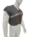 Maille Sleeveless Front Open Shirt 6 mm Flat Riveted Solid image 4