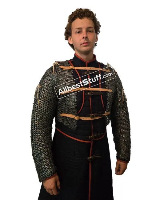 Titanium Full Flat Pin Riveted Chainmail Voider Closed