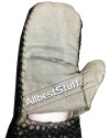 Padded Linen stitched pair of Maille Mittens image 1