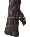 Flat Riveted Solid Full Maille Mittens 18 Gauge image 1