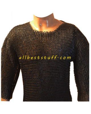 Chest 40 Maille Haubergeon Full Flat Dome Riveted