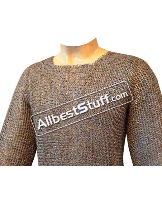 Extra Large Chest 55 inch Medium Sleeve Flat Riveted Maille image