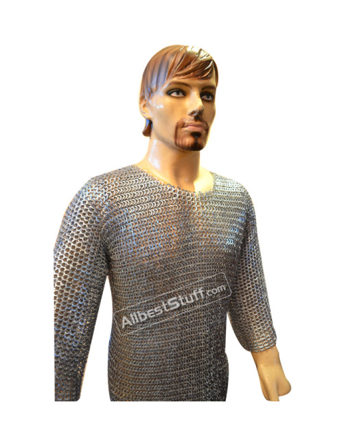 Flat Riveted Solid Smaller 8 mm Chain Mail Small Chest 30 image