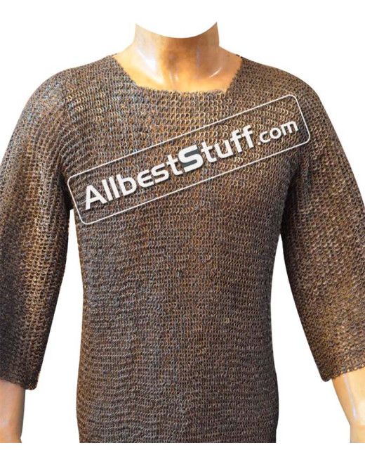 Flat Riveted Mix with Solid Ring Maille Chest 40 inch image