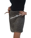 6 mm Round Riveted Alternating Solid Ring Maille Skirt image 4