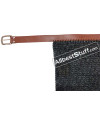 Flat Riveted Alternating Solid Skirt with Waist Belt 6 mm image 2