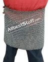Aluminum Flat Riveted with Alternating Solid Ring Maille Skirt image 7