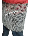 Aluminum Flat Riveted with Alternating Solid Ring Maille Skirt image 6