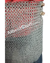 Aluminum Flat Riveted with Alternating Solid Ring Maille Skirt image 4