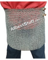 Aluminum Flat Riveted with Alternating Solid Ring Maille Skirt image 2