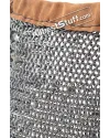 Flat Riveted Alternating Solid Ring 6 mm Maille Skirt image 18