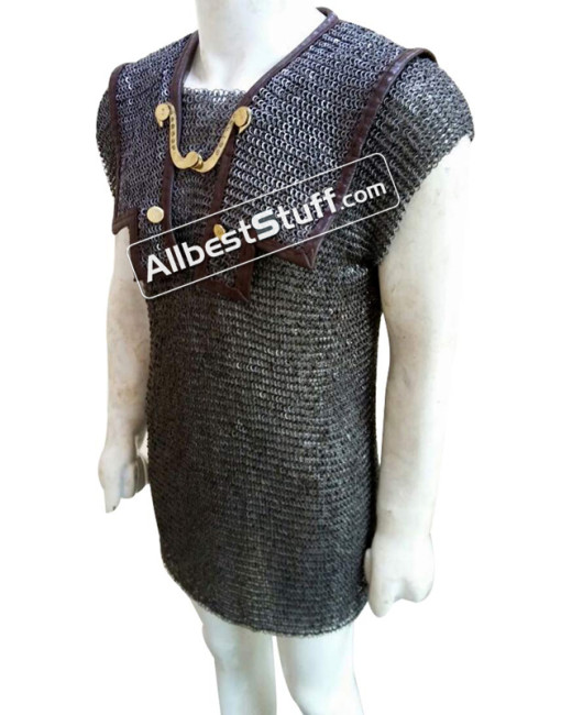 Chain Mail Chest 50 inch Roman Hamata 6 MM Flat Solid image