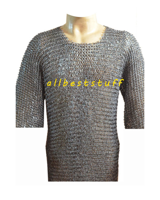 Medieval Chain Mail Shirt Chest 64 Round Riveted