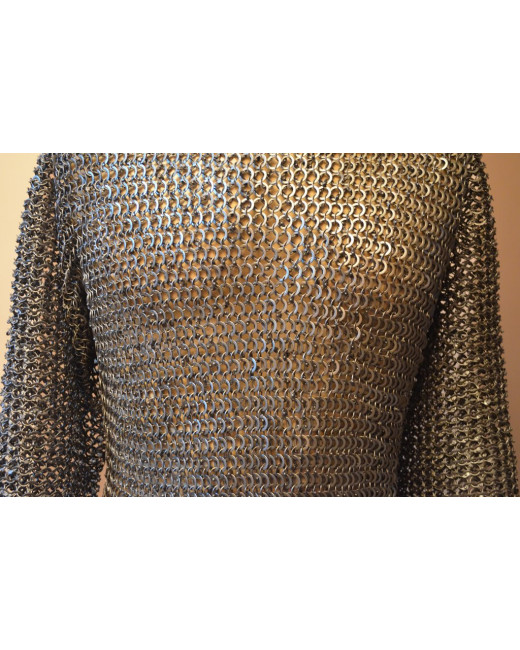 Viking Chainmail Shirt Chest 46 Long Sleeve Length