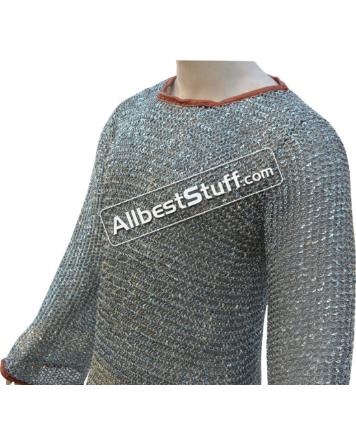 Extra Long Pin Riveted Chest 48 Round Riveted Hauberk