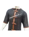 Half Sleeve Chain Mail Hauberk Round Riveted Solid Chest 52 image 3