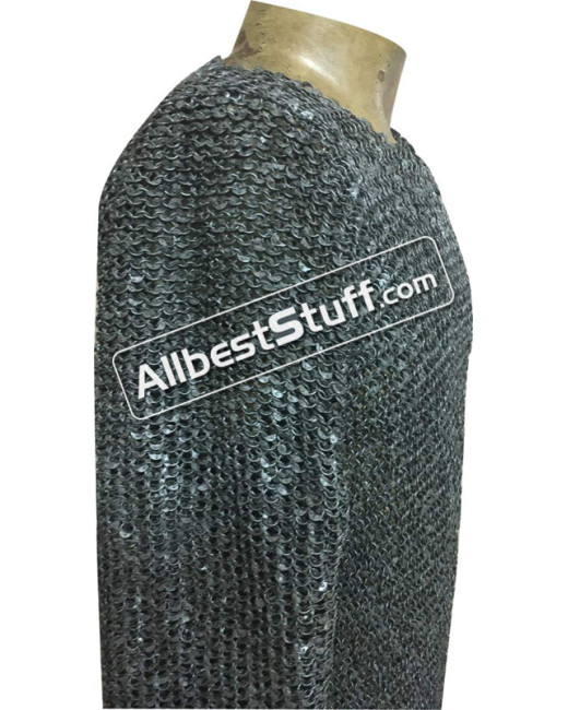 Long Sleeve Chest 50 Long Length Maille 6 MM Round Riveted image