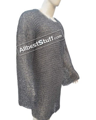 Steel Chain Mail Round Riveted XL Chest 54 Pin Riveted