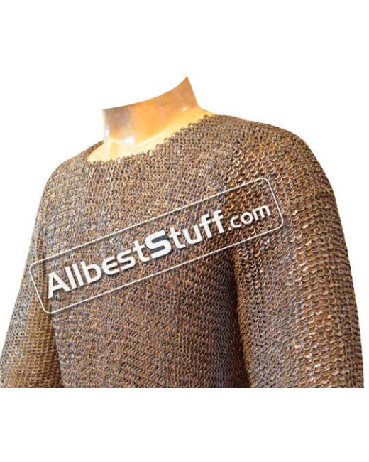 6 MM Stainless Steel Ring Chainmail Short Length Chest 36 image