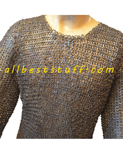 Ancient Medieval Maille in Authentic Rust Proof Stainless Steel Chest 40 image