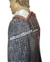 High Collar Titanium Chain Mail Hauberk Chest 40 image 2