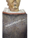 High Collar Titanium Chain Mail Hauberk Chest 40 image 5