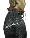 High Neck Collar Titanium Chain Mail Hauberk Front Open Chest 56 image 2