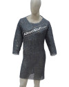 Titanium Chainmail Hauberk chest 44 Flat Riveted 9 mm image 5