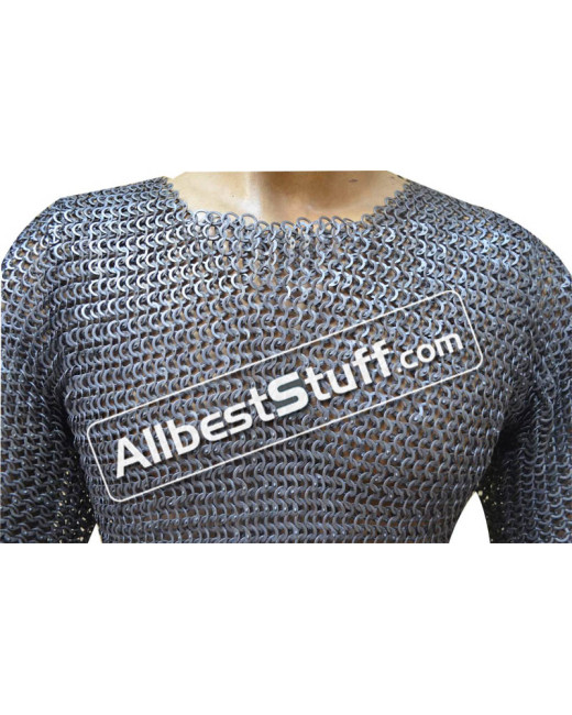 8 MM Large Wedge Riveted Hauberk Flat Riveted Chest 54