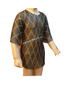 Maille Hauberk Butted Chain Mail Shirt with Brass Design image 1
