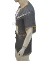 6 mm Flat Riveted with Solid Ring Chainmail Half Body Shirt & Skirt Combo image 8