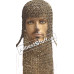 16 Gauge Round Riveted Solid Brass Maille Coif