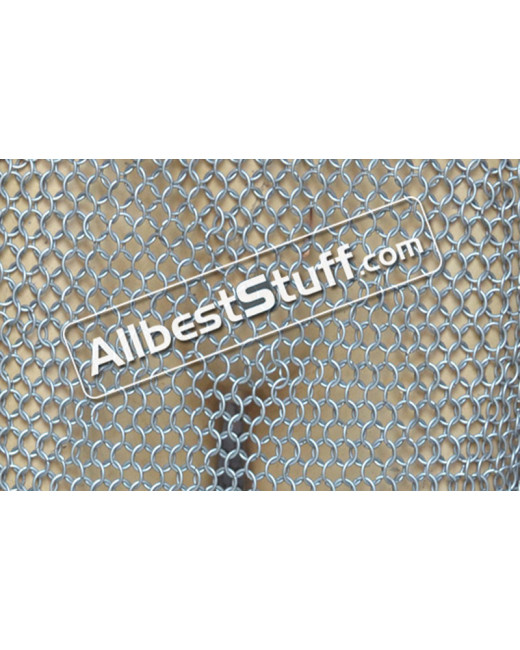 Aluminium Butted Rings Maille Hood image