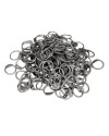 9 MM 16 Gauge Loose Round Ring with Pin Rivets image 1
