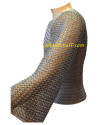 16 Gauge Butted Chain Mail Medium Long Length Sleeve Chest 38 image 1