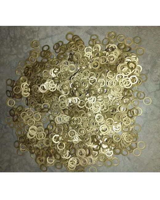 Solid Ring Pack 6 MM Brass Washer