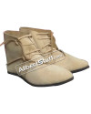 Medieval Ankle Rubber Sole Shoes Hand Made Brown or Black image 3