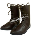 SALE! Medieval Ankle Leather Sole Shoes Hand Made Long Boots image 2