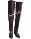 Medieval Leather Boot Female Long Thigh Length image 7