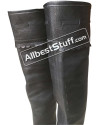 Medieval Leather Boot Female Long Thigh Length image 8