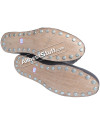 Medieval Leather Boots Long 3 Buckle Hobnail Leather Sole image 2