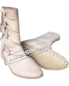 Medieval Leather Shoes Handmade Viking boots Jorvik Style image 4
