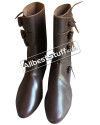 Medieval Leather Shoes Handmade Viking boots Jorvik Style image 6