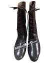 Medieval Long Shoe Rubber Sole Leather Boots Laces image 3
