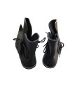 Medieval Leather Pirate Shoes Black image 1