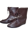 Medieval Ankle Rubber Sole Shoes Hand Made Long Boots image 1