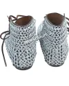 Medieval Ankle Rubber Sole Shoes with Aluminum Maille image 9